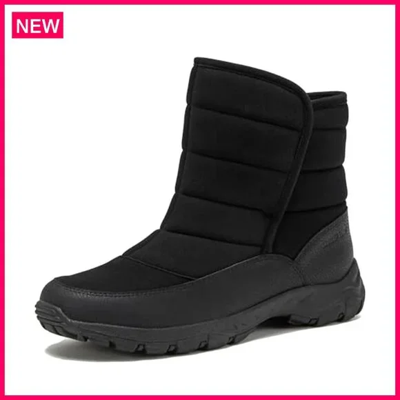 Men's Waterproof Insulated Snow Boots, Size 8-13, Medium/Wide Width, Lace-Up